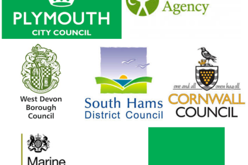 The logos of the regulatory bodies for Plymouth MPA