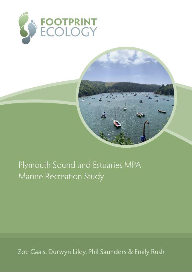 Plymouth sound and estuaries recreational survey front cover