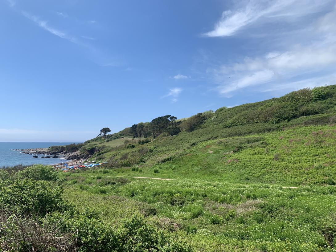 Wembury Bay and path - photo credit Kate Duncan 