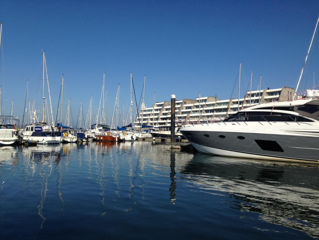 Boats in Plymouth Marina  